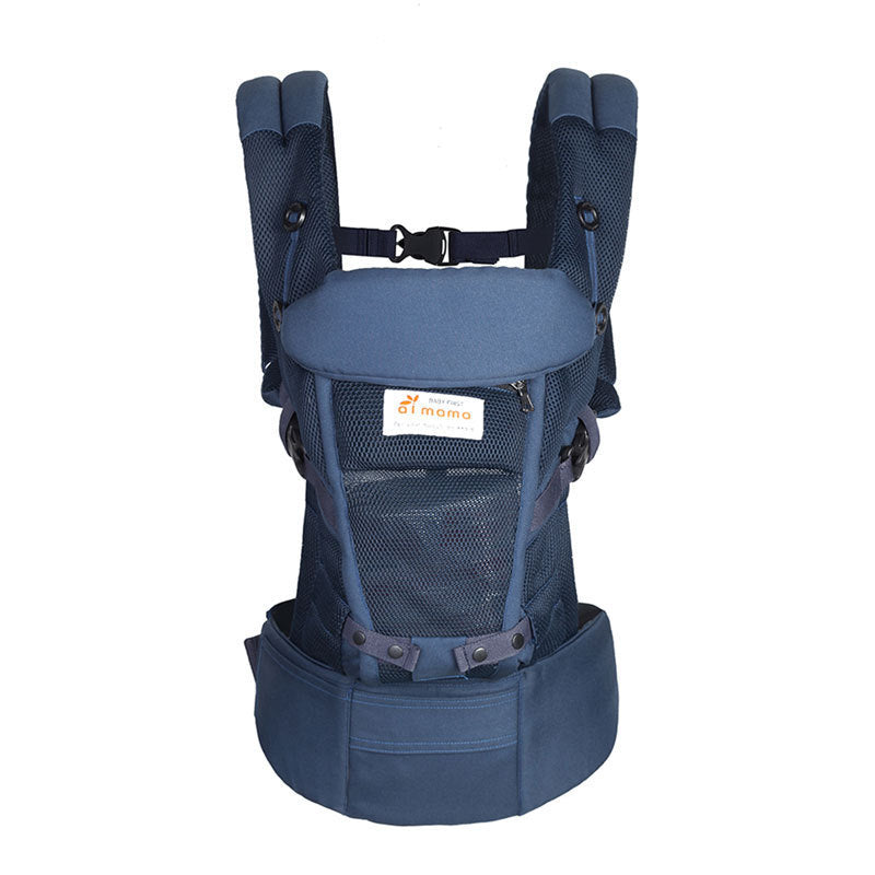 Porte-Bébé Respirant avec Tabouret Intégré | Ceinture Ergonomique et Réglable – Confort pour Bébé & Parent
