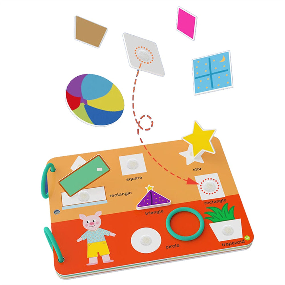 Classeur Interactif d’Apprentissage | Activités Éducatives & Ludiques – Développement Cognitif des Enfants