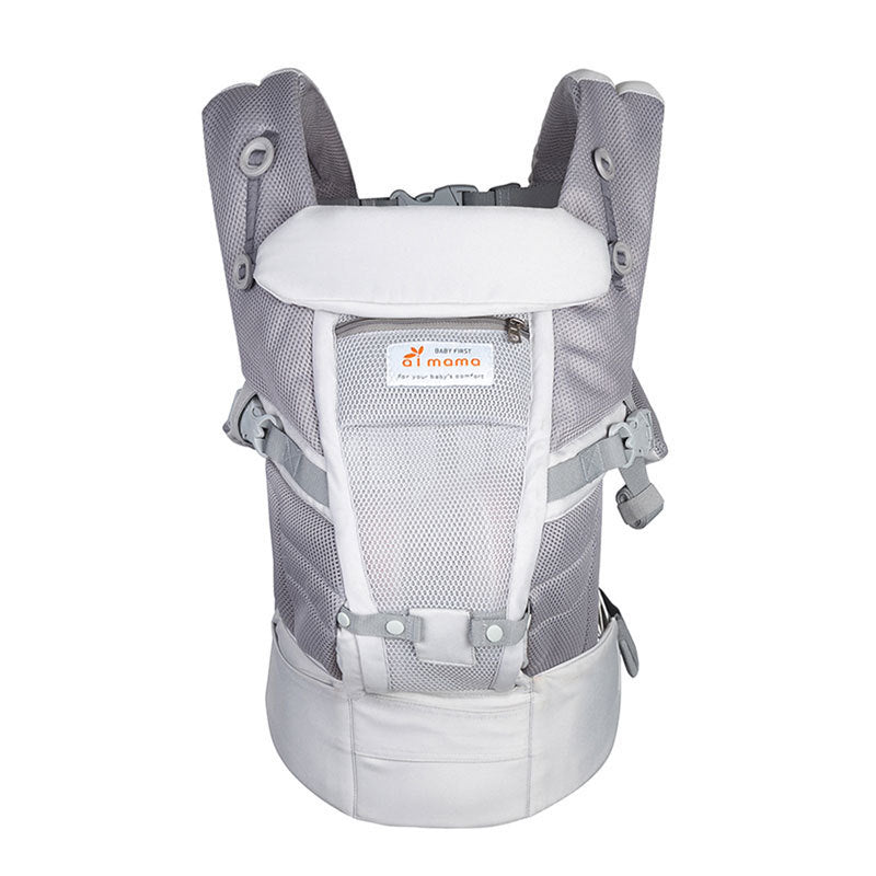Porte-Bébé Respirant avec Tabouret Intégré | Ceinture Ergonomique et Réglable – Confort pour Bébé & Parent