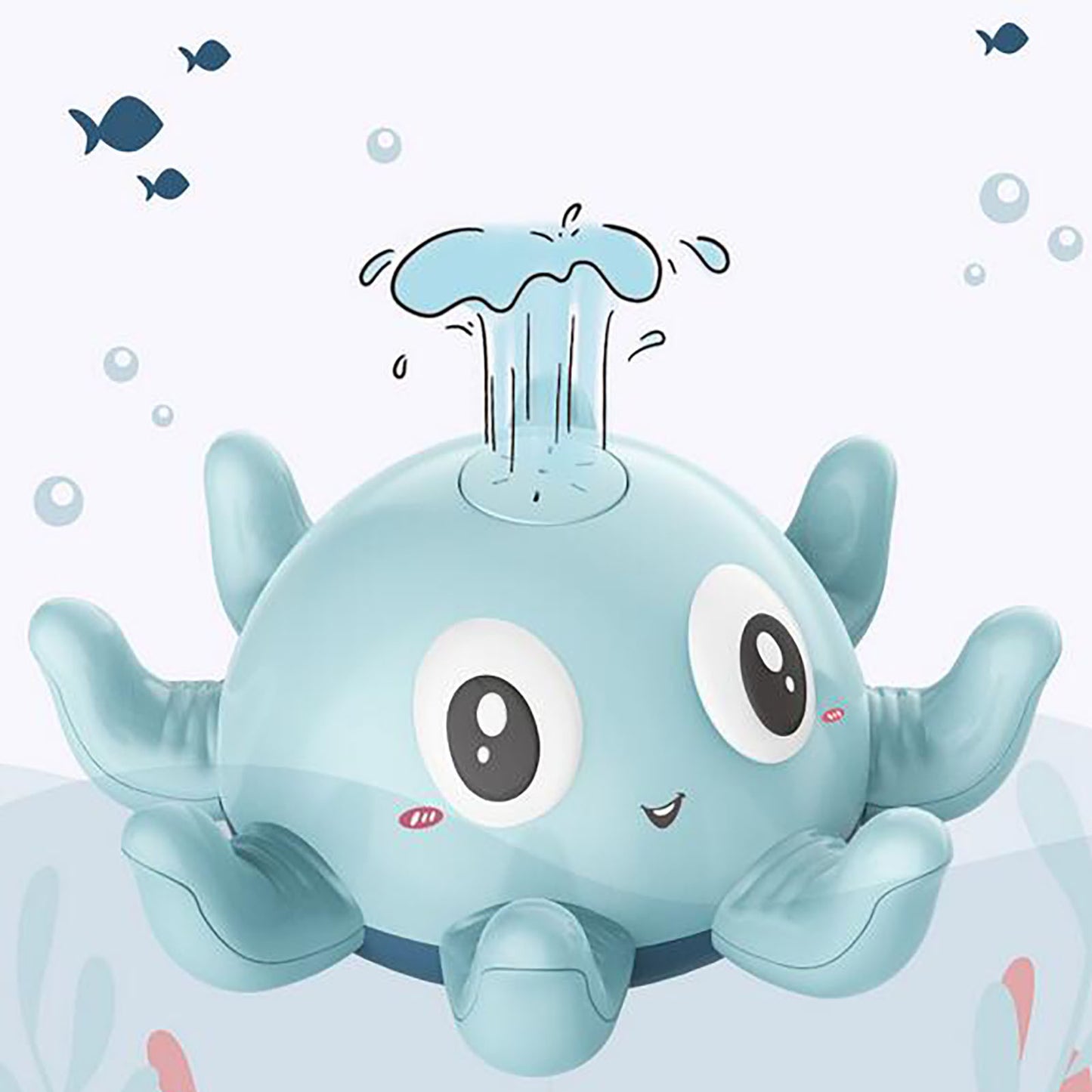 Jouet de Bain Enfant à Jet d’Eau Automatique | Lumières Clignotantes – Amusant pour la Douche & la Piscine