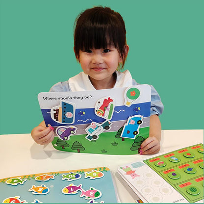 Classeur Interactif d’Apprentissage | Activités Éducatives & Ludiques – Développement Cognitif des Enfants