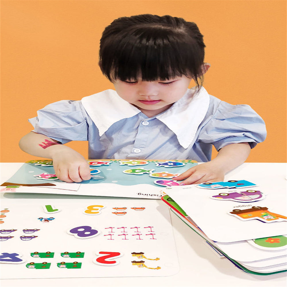 Classeur Interactif d’Apprentissage | Activités Éducatives & Ludiques – Développement Cognitif des Enfants