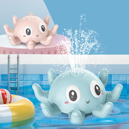 Jouet de Bain Enfant à Jet d’Eau Automatique | Lumières Clignotantes – Amusant pour la Douche & la Piscine