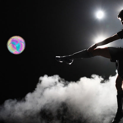 GlowKick Football Lumineux LED | Ballon de Foot Brillant pour Enfants & Adultes – Jeu Nocturne Amusant