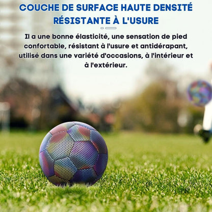 GlowKick Football Lumineux LED | Ballon de Foot Brillant pour Enfants & Adultes – Jeu Nocturne Amusant