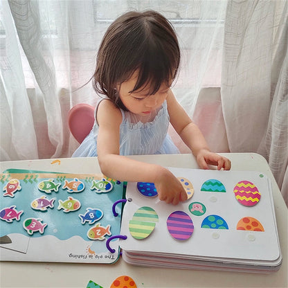 Classeur Interactif d’Apprentissage | Activités Éducatives & Ludiques – Développement Cognitif des Enfants